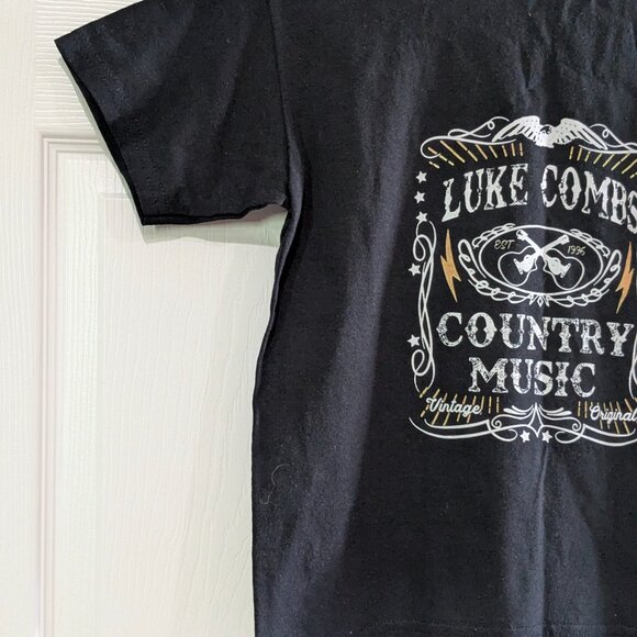 Luke Combs Youth Country Music T-Shirt, Size Small, NWOT, Gildan, 100% Cotton - Picture 4 of 10